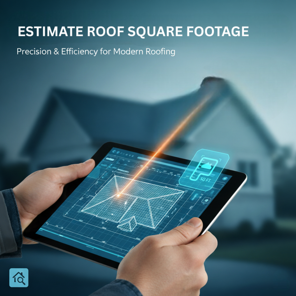 estimate roof square footage