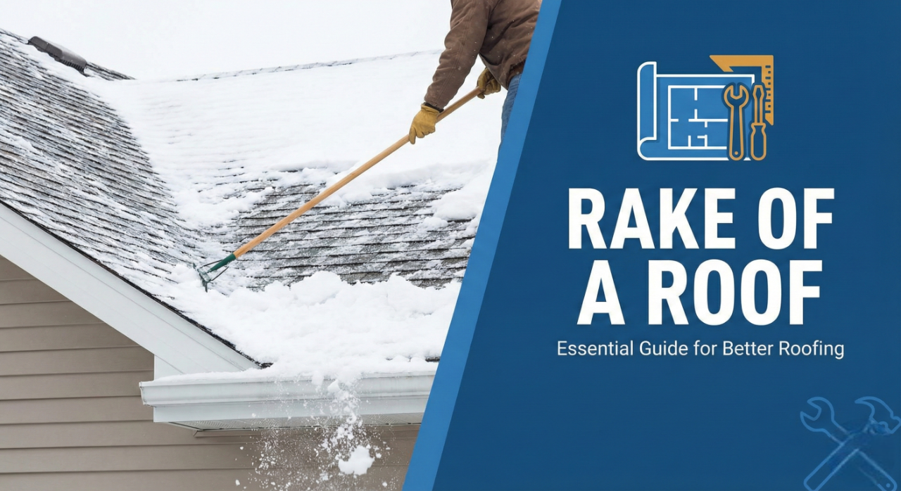 Rake of a roof