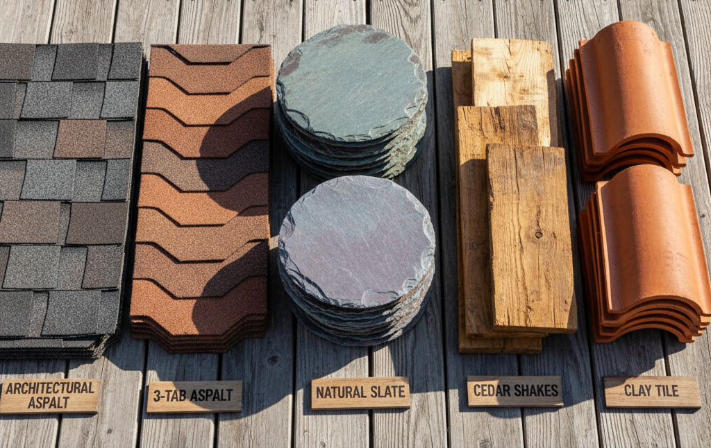 types of roofing shingles

