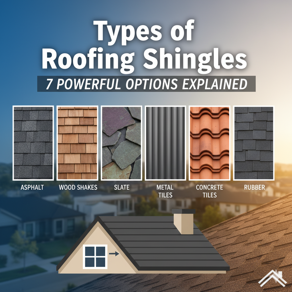 types of roofing shingles