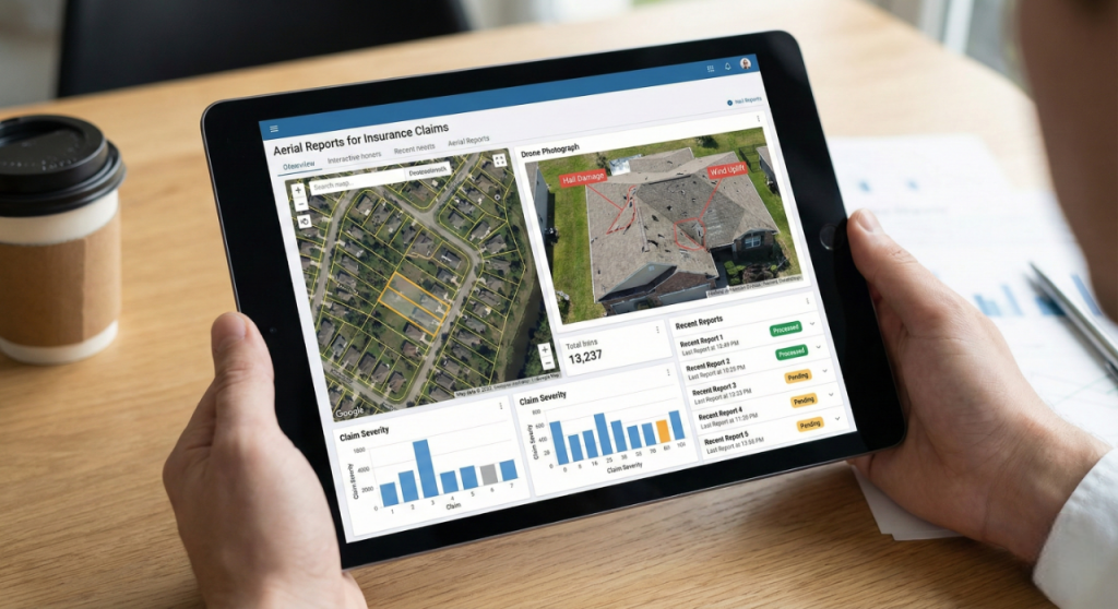 aerial reports for insurance claims