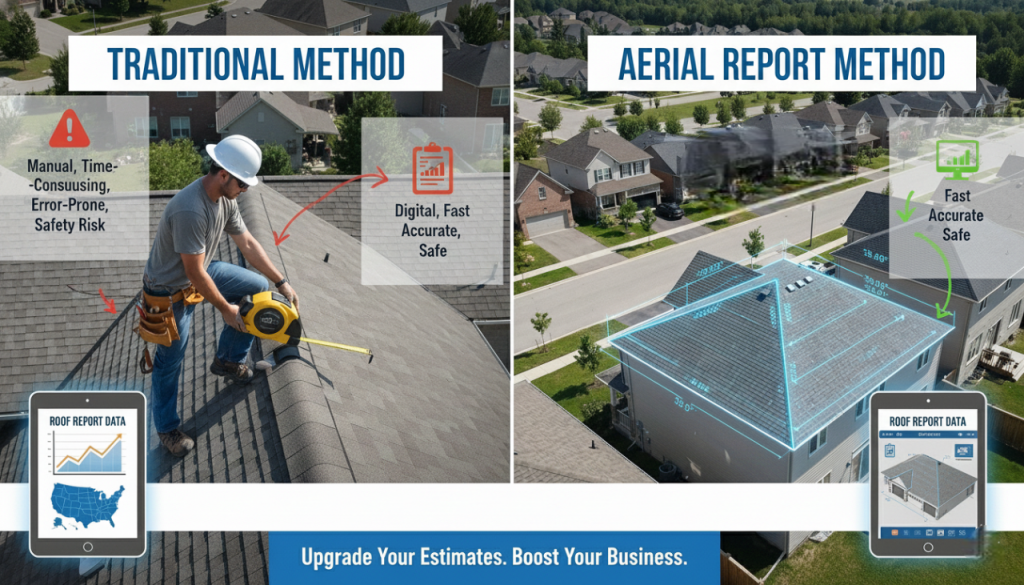 aerial roof measurement reports